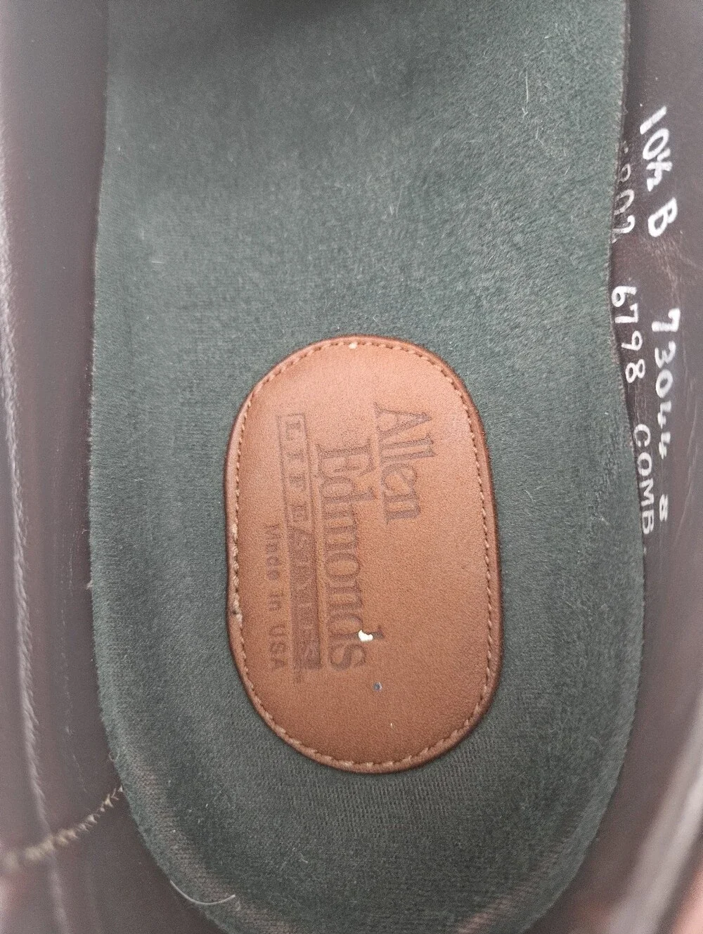 VTG Allen Edmonds Lifestyles Boat Shoes Brown  Leather  Men 10.5 B Made in USA